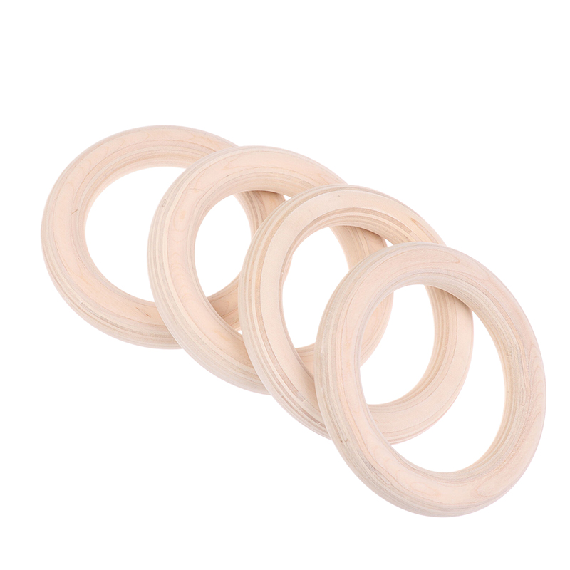 Gymnastic Rings Wooden - ●2Pcs/Pairs Wooden Ring Portable Crossfit Gymnastics