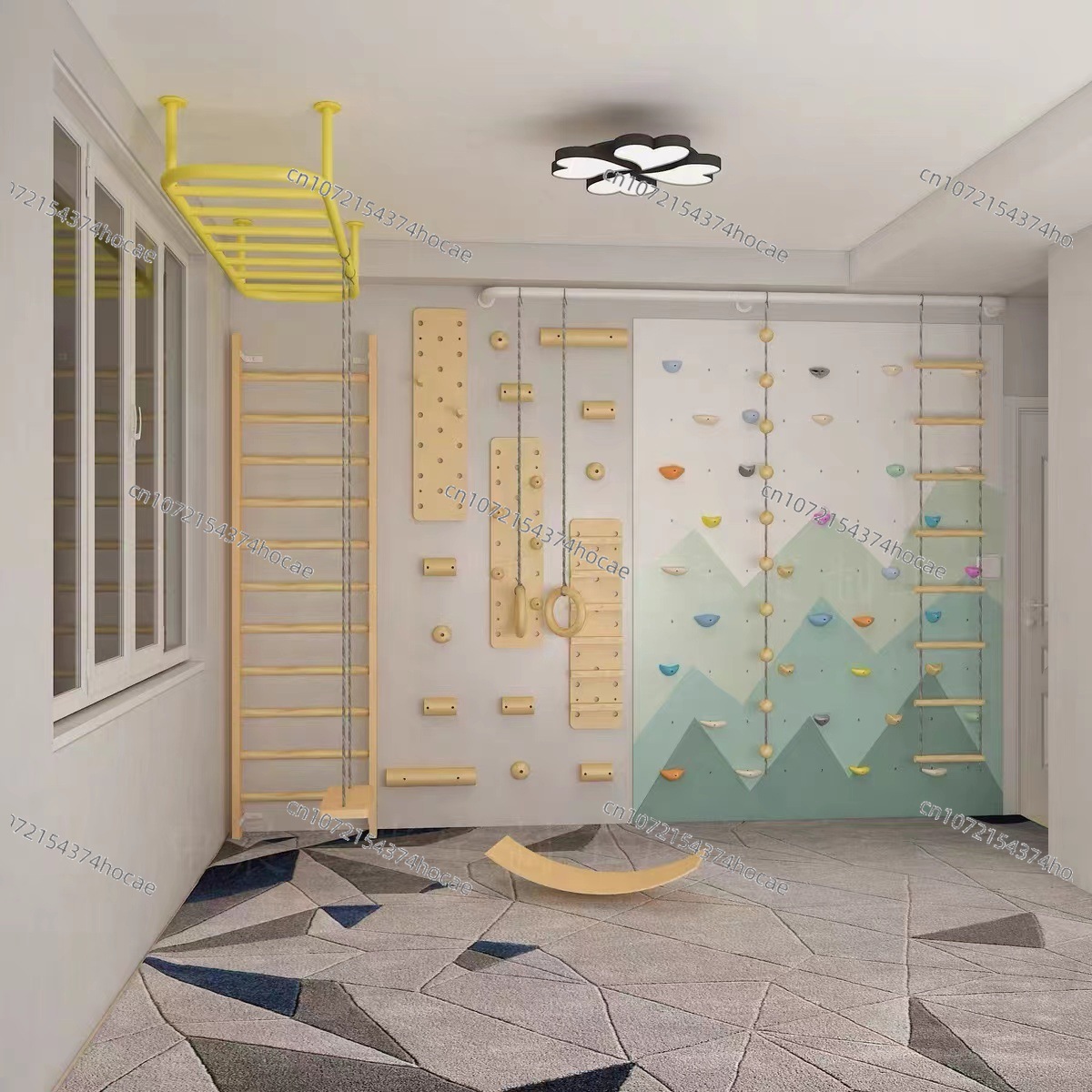 Kids Indoor Wooden Climbing Wa - đánh giá và giá Gymnastic Rings Wooden