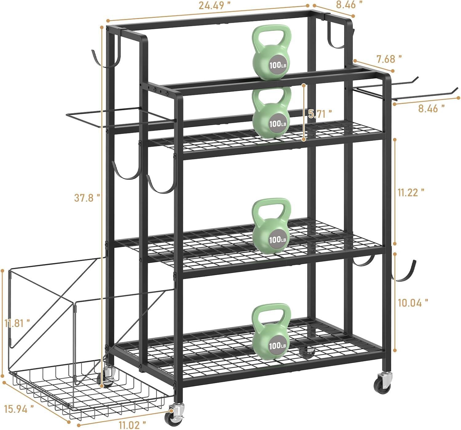 Home Gym Storage, No Material  - đánh giá và giá Home Gym Gym
