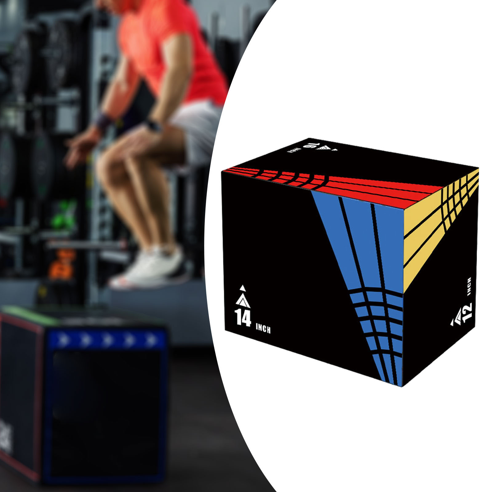 3-in-1Jump Box Plyometric Box  - đánh giá và giá Home Gym In A Box