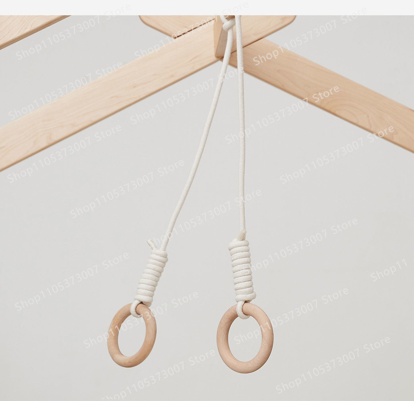 Bed hanging rings, solid wood  - đánh giá và giá Gymnastic Rings Wooden