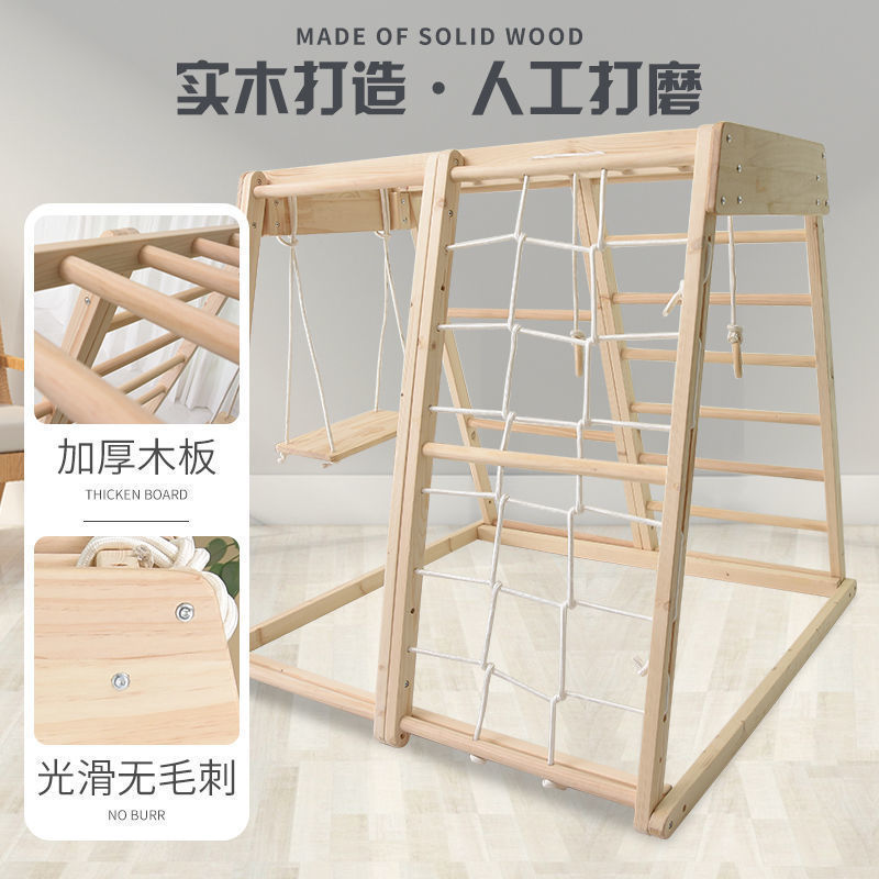Indoor Playground Montessori B - đánh giá và giá Gymnastic Rings Wooden