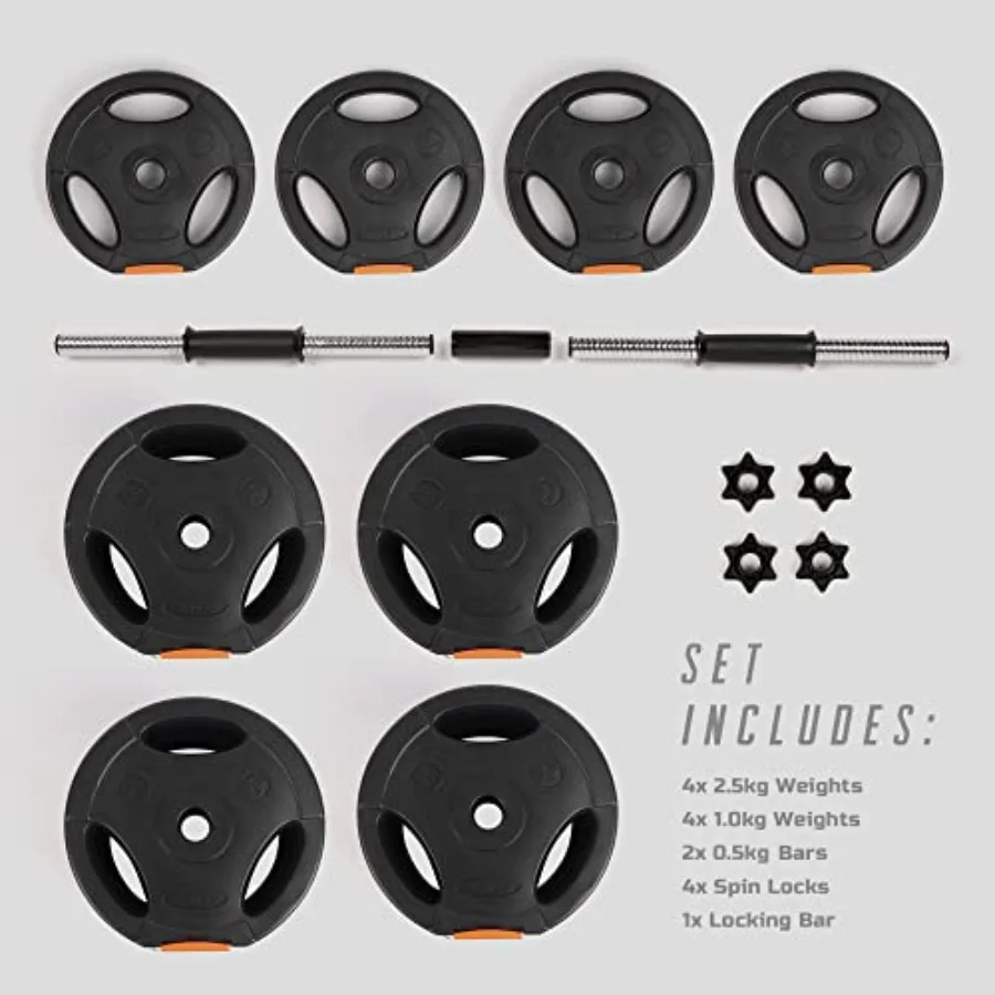 Adjustable 2 in 1 Dumbbells Se - đánh giá và giá Home Gym Designs