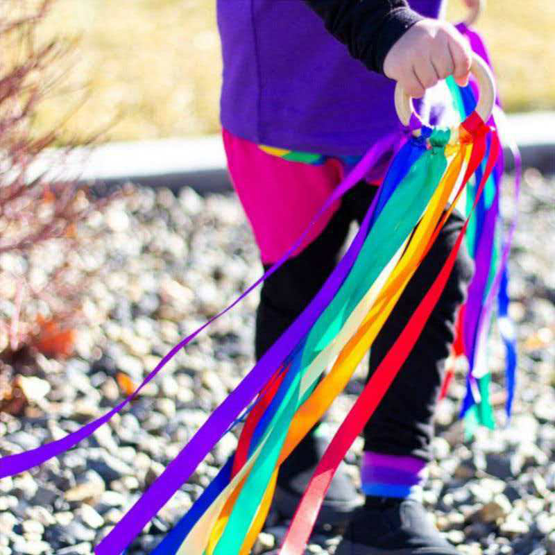 Rainbow Hand Kites Wands Monte - đánh giá và giá Gymnastic Rings Wooden