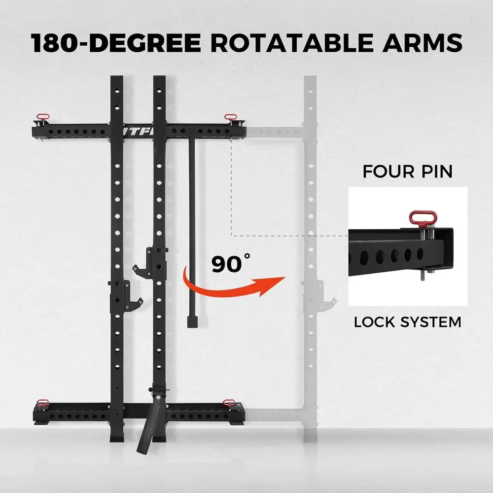 Compact Wall-Mounted Squat Rac - đánh giá và giá Home Gym Designs