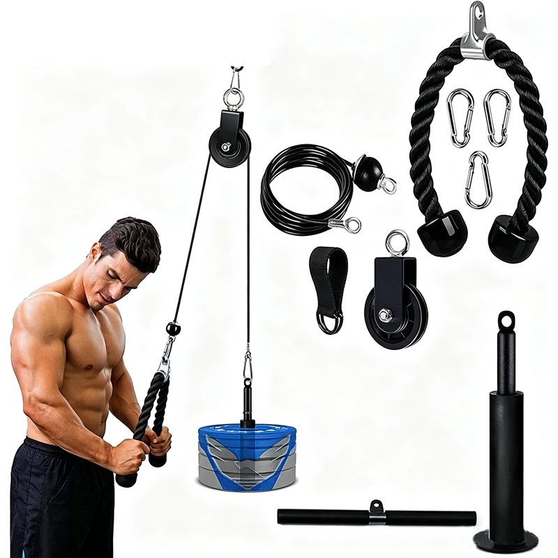 Silent Stainless Steel Cable P - đánh giá và giá Home Gym Diy Pulley System
