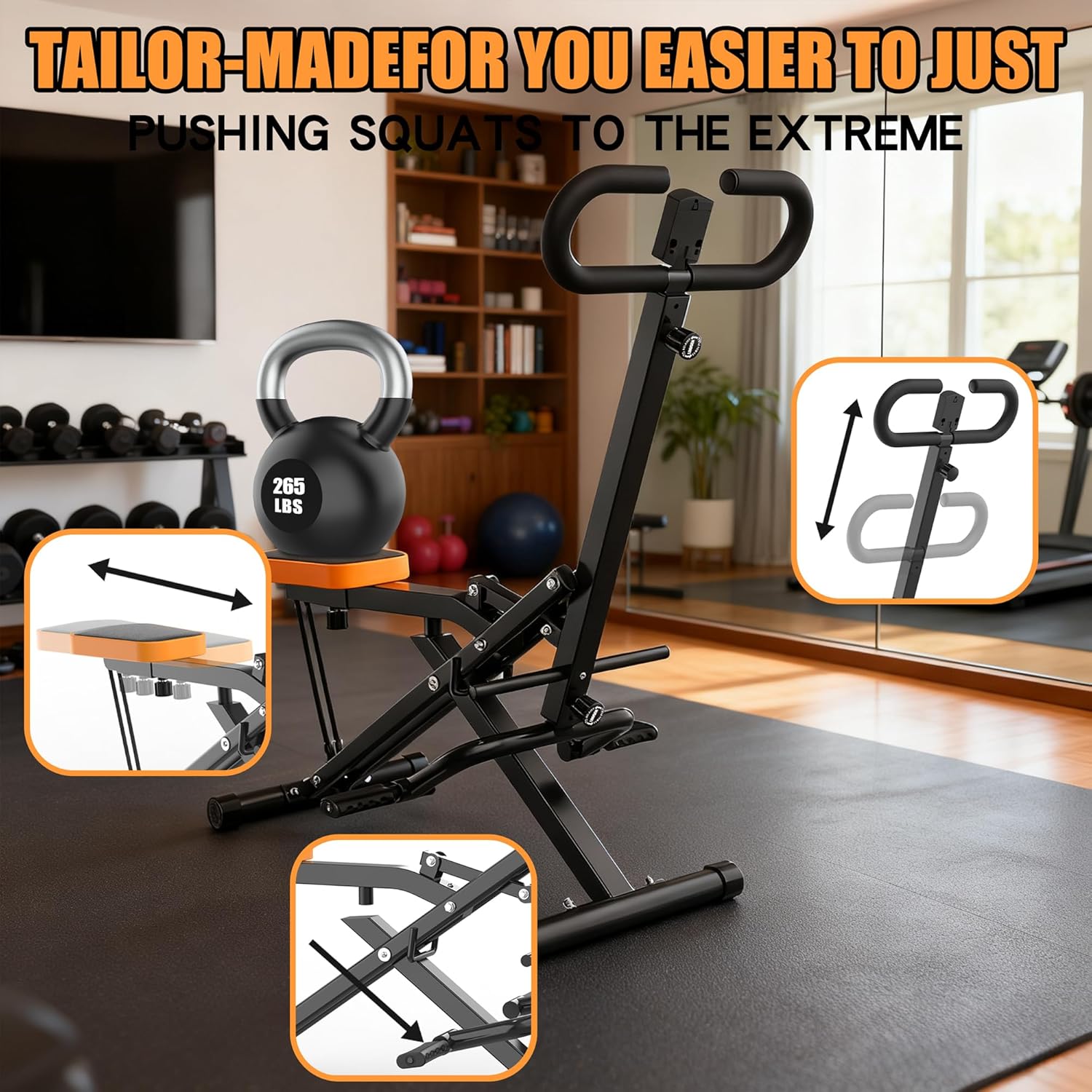 Squat Machine For Home, Assist - đánh giá và giá Home Gym Hip Thrust Machine