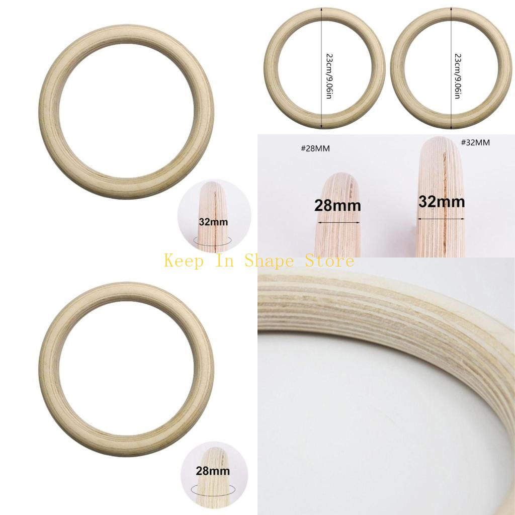 U1JC 1Pc Fitness Heavy Duty Ph - đánh giá và giá Gymnastic Rings Wooden