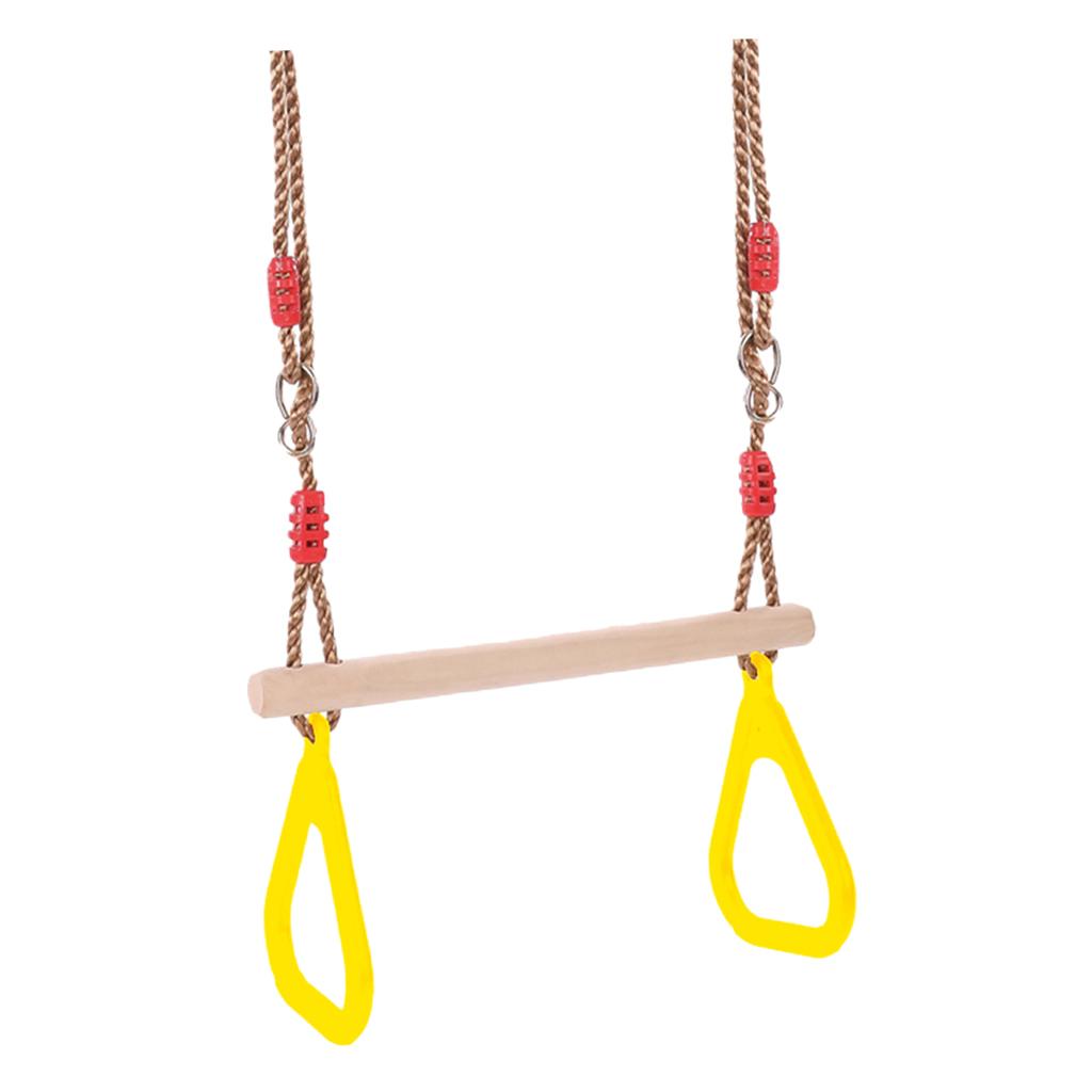 Indoor Outdoor Fun Swing Sets  - đánh giá và giá Gymnastic Rings Wooden