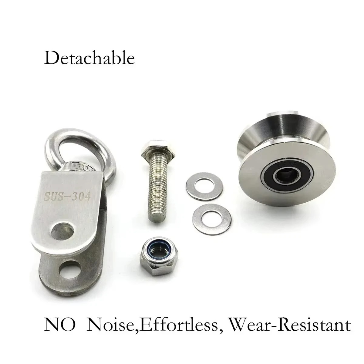 U Type Swivel Pulley 304 Stain - đánh giá và giá Home Gym Diy Pulley System