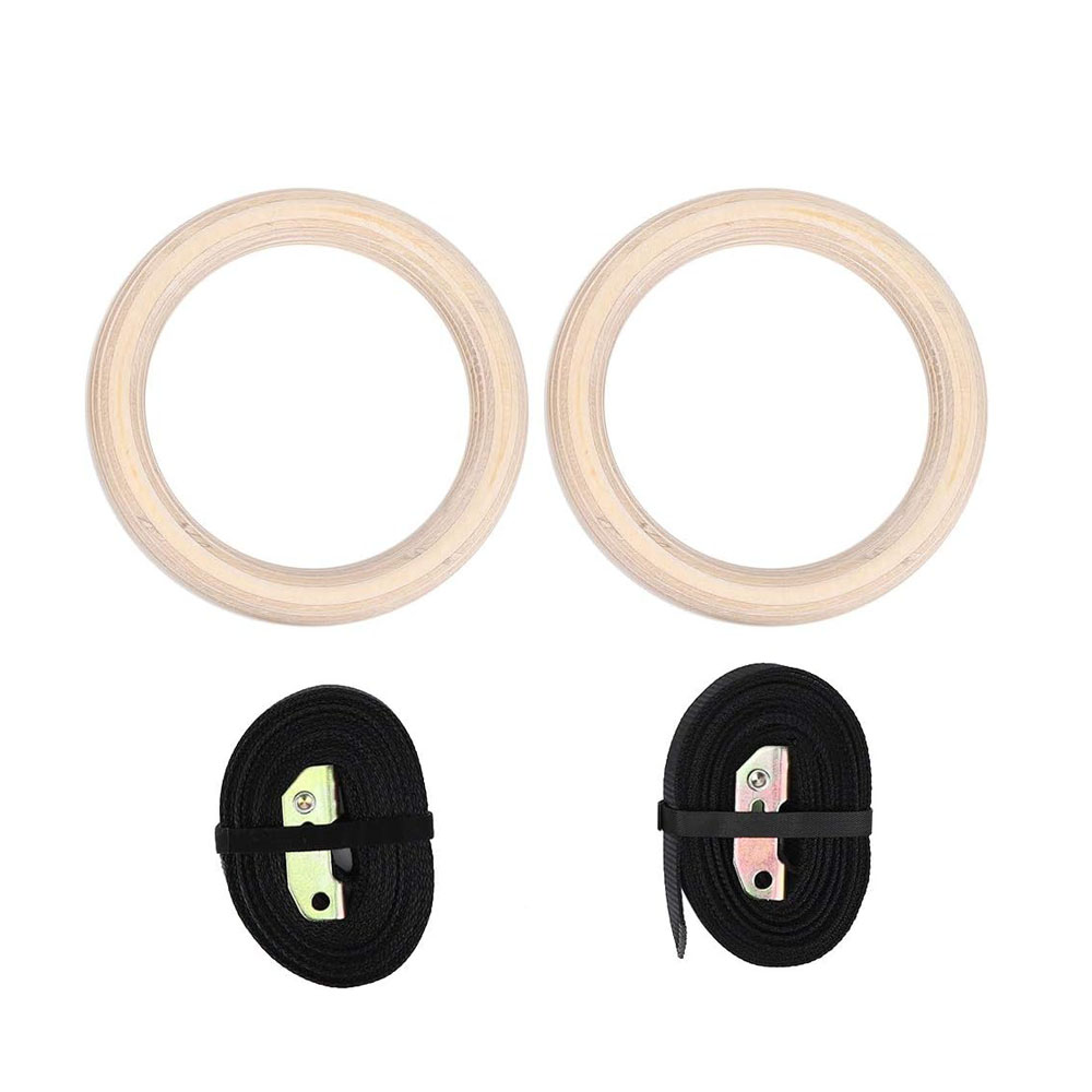 Fitness Training Gymnastic Rin - đánh giá và giá Gymnastic Rings Wooden