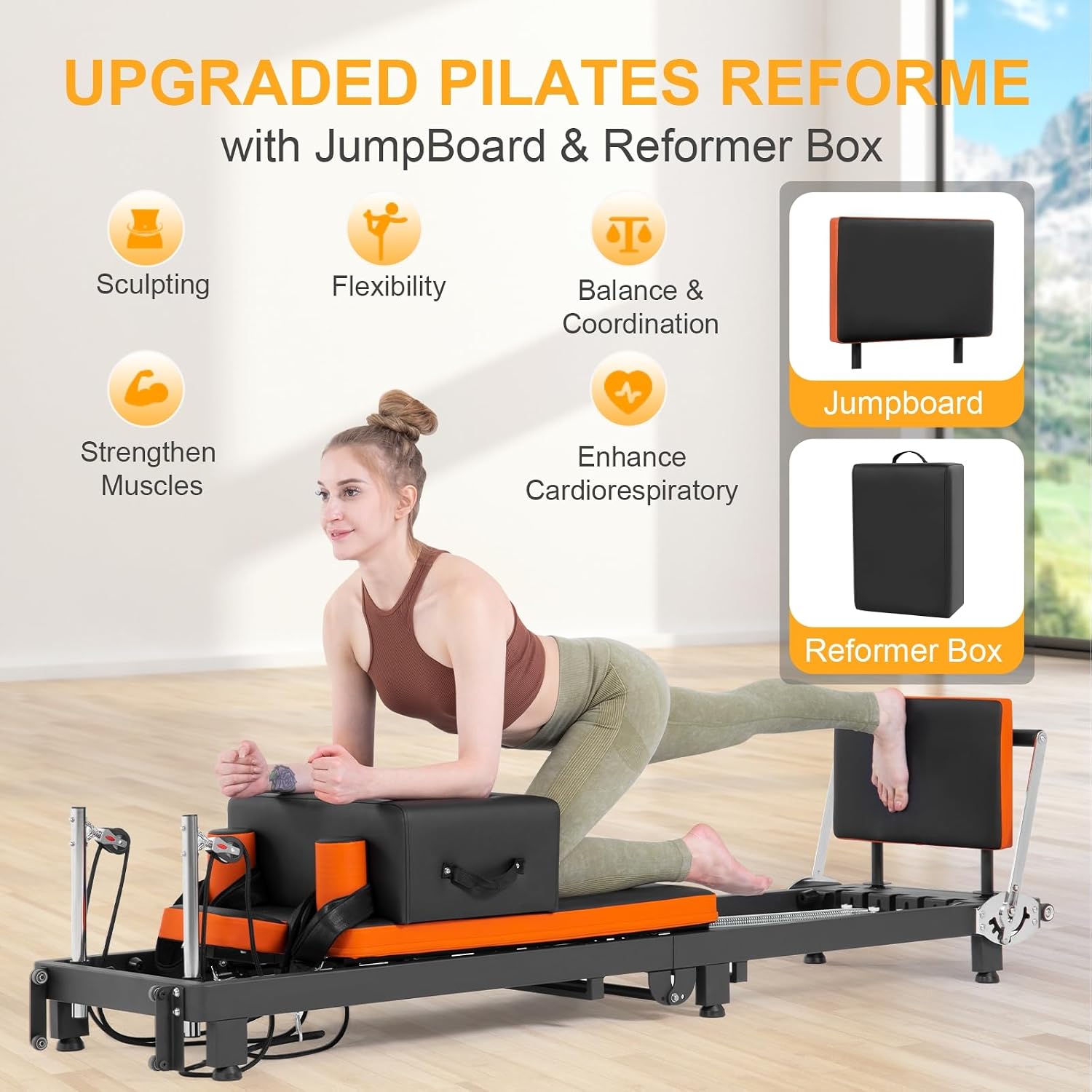 Pilates Reformer, Foldable Pil - đánh giá và giá Home Gym In A Box
