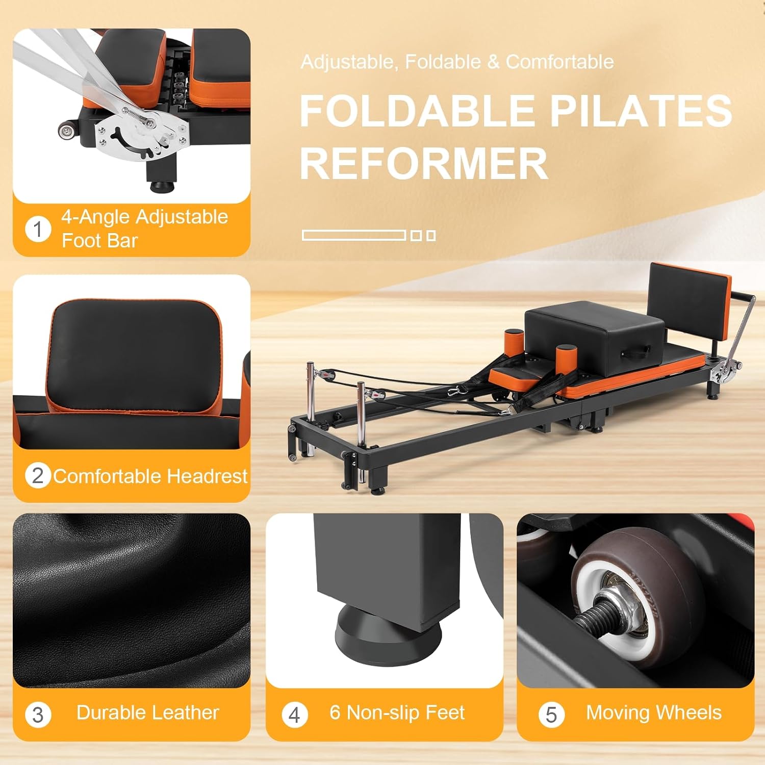 Pilates Reformer, Foldable Pil - đánh giá và giá Home Gym In A Box