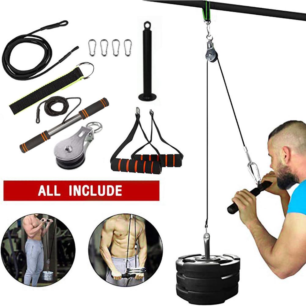 Tập Thể Hình Hệ Thống Cáp Ròng - đánh giá và giá Home Gym Diy Pulley System