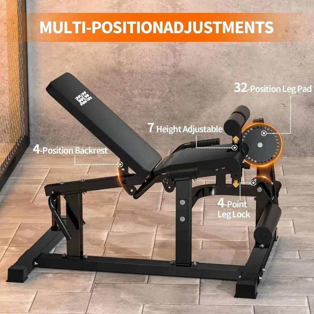 700LB Capacity Plate Loaded Le - đánh giá và giá Home Gym Quad Machine