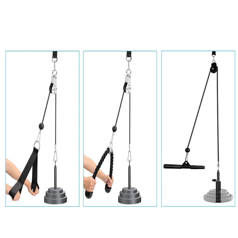 Silent Gym Cable Pulley System - đánh giá và giá Home Gym Diy Pulley System