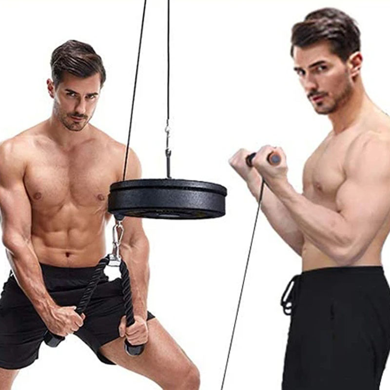 Silent Gym Cable Pulley System - đánh giá và giá Home Gym Diy Pulley System