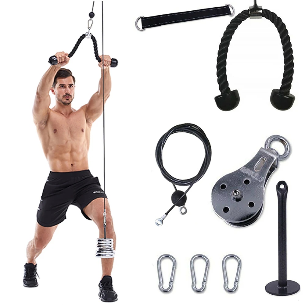 Silent Gym Cable Pulley System - đánh giá và giá Home Gym Diy Pulley System