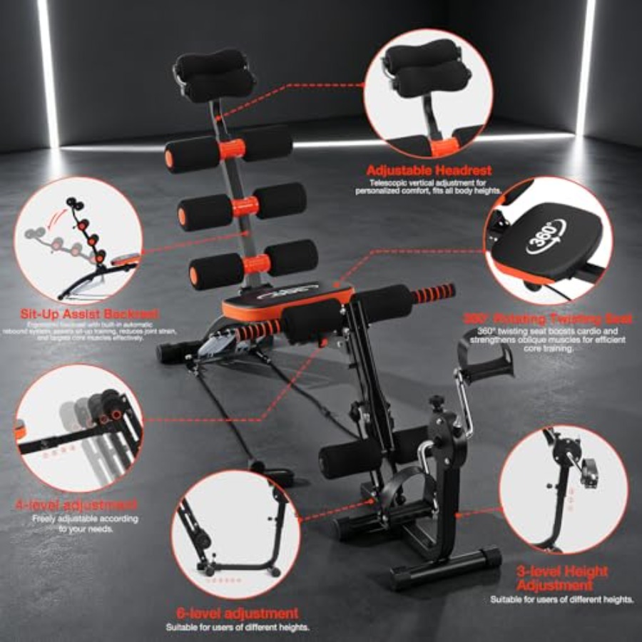 Abdominal Workout Bench Adjust - đánh giá và giá Home Gym Designs