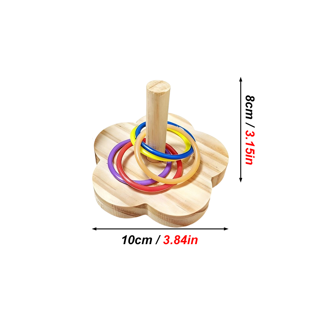 1PC Wooden Parrot Intelligence - đánh giá và giá Gymnastic Rings Wooden