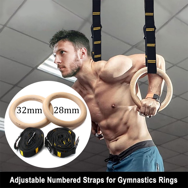 28mm 32mm Pull-up Gymnastics R - đánh giá và giá Gymnastic Rings Wooden