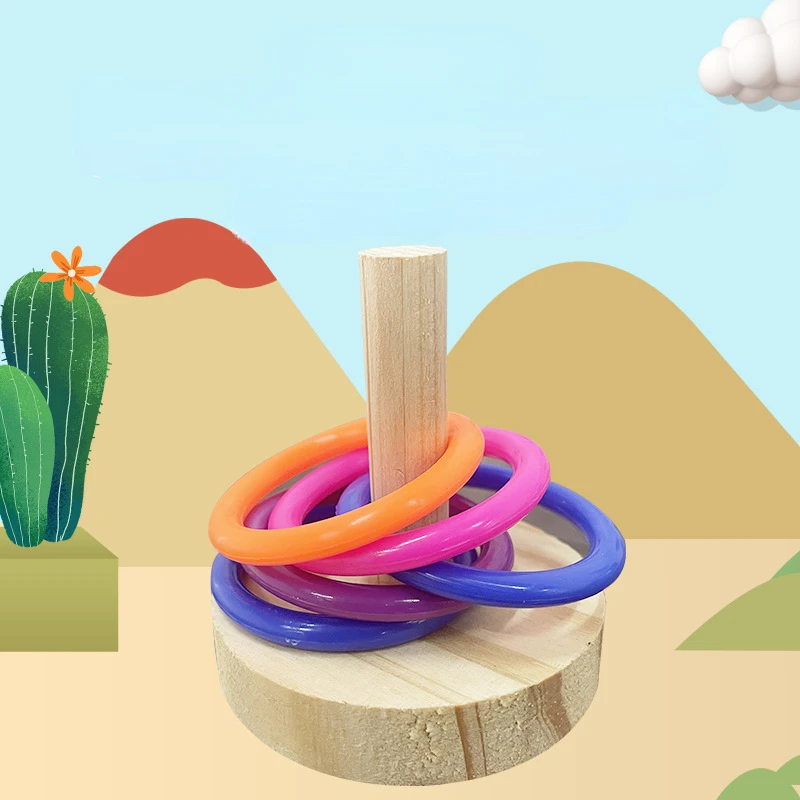 Wooden Interactive Parrot Ring - đánh giá và giá Gymnastic Rings Wooden