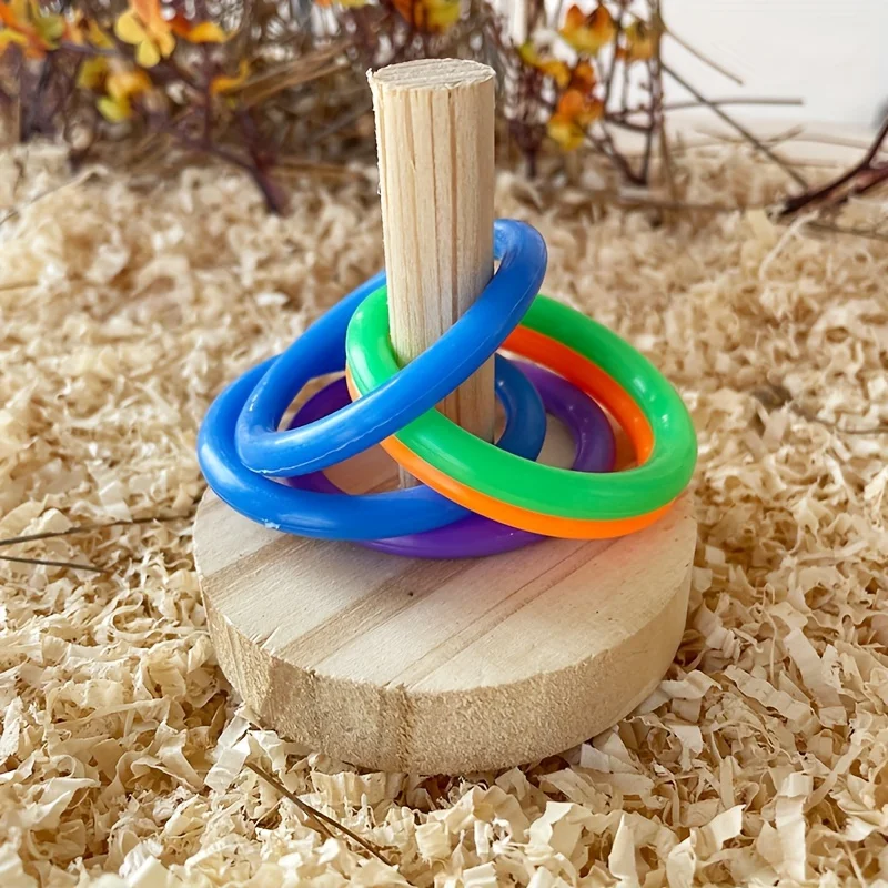 Wooden Interactive Parrot Ring - đánh giá và giá Gymnastic Rings Wooden