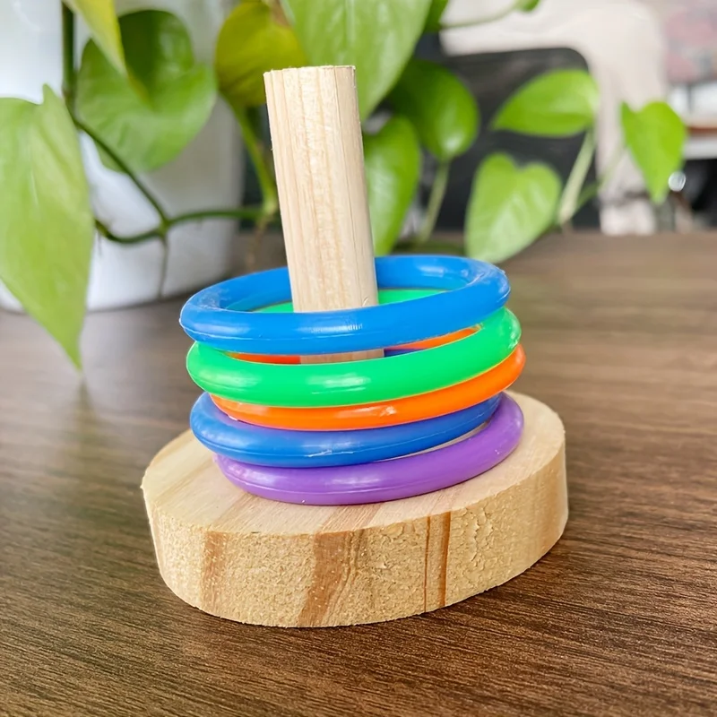 Wooden Interactive Parrot Ring - đánh giá và giá Gymnastic Rings Wooden