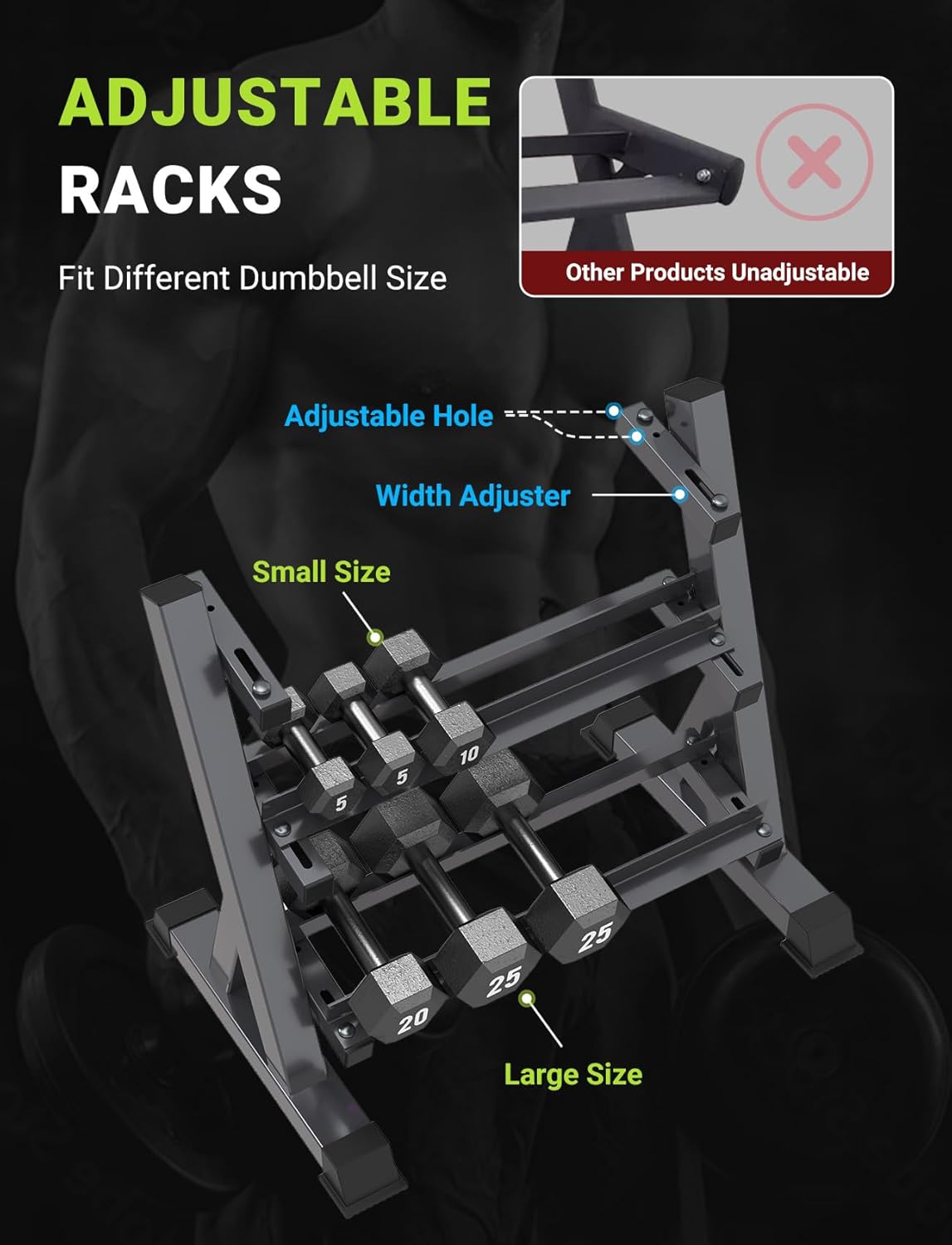 Home Gym Dumbbell Rack, 3 & 5  - đánh giá và giá Home Gym Gym